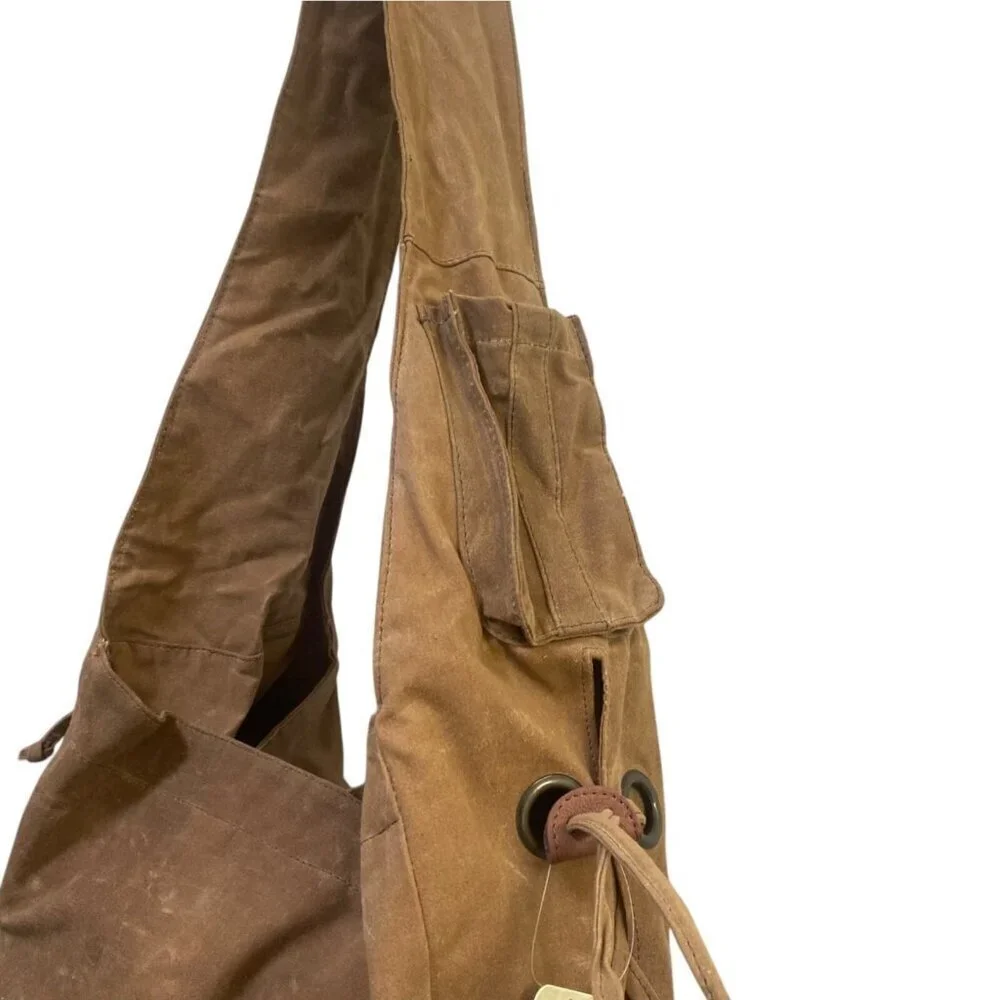 NEW Urban Outfitters WTF Maverick Tote Bag in Tawny Tan